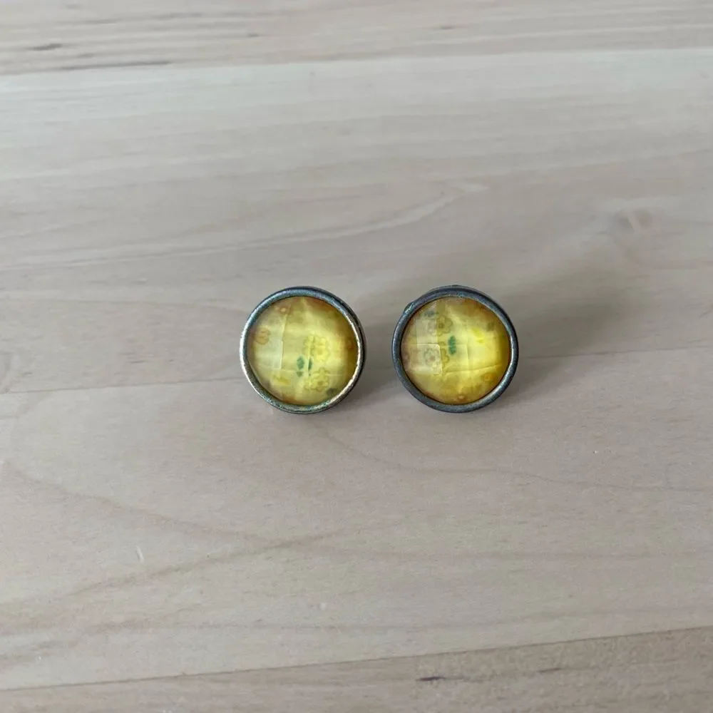 Vintage Floral Cottagecore Earrings